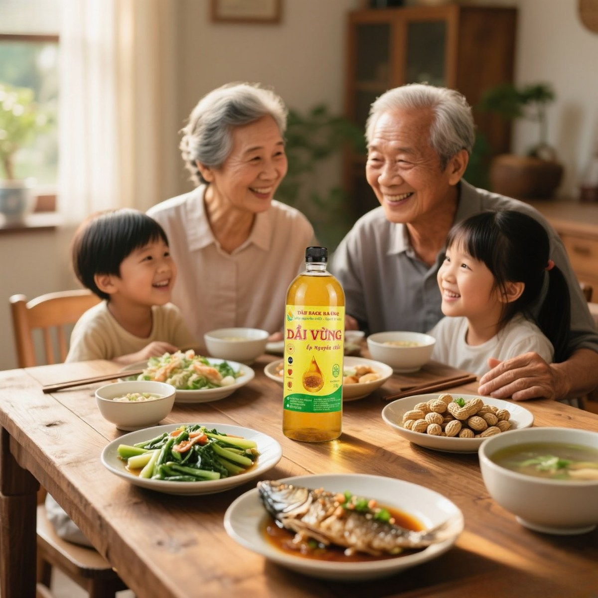 DẦU LẠC ÉP NGUYÊN CHẤT – CHỌN SẠCH, SỐNG KHỎE