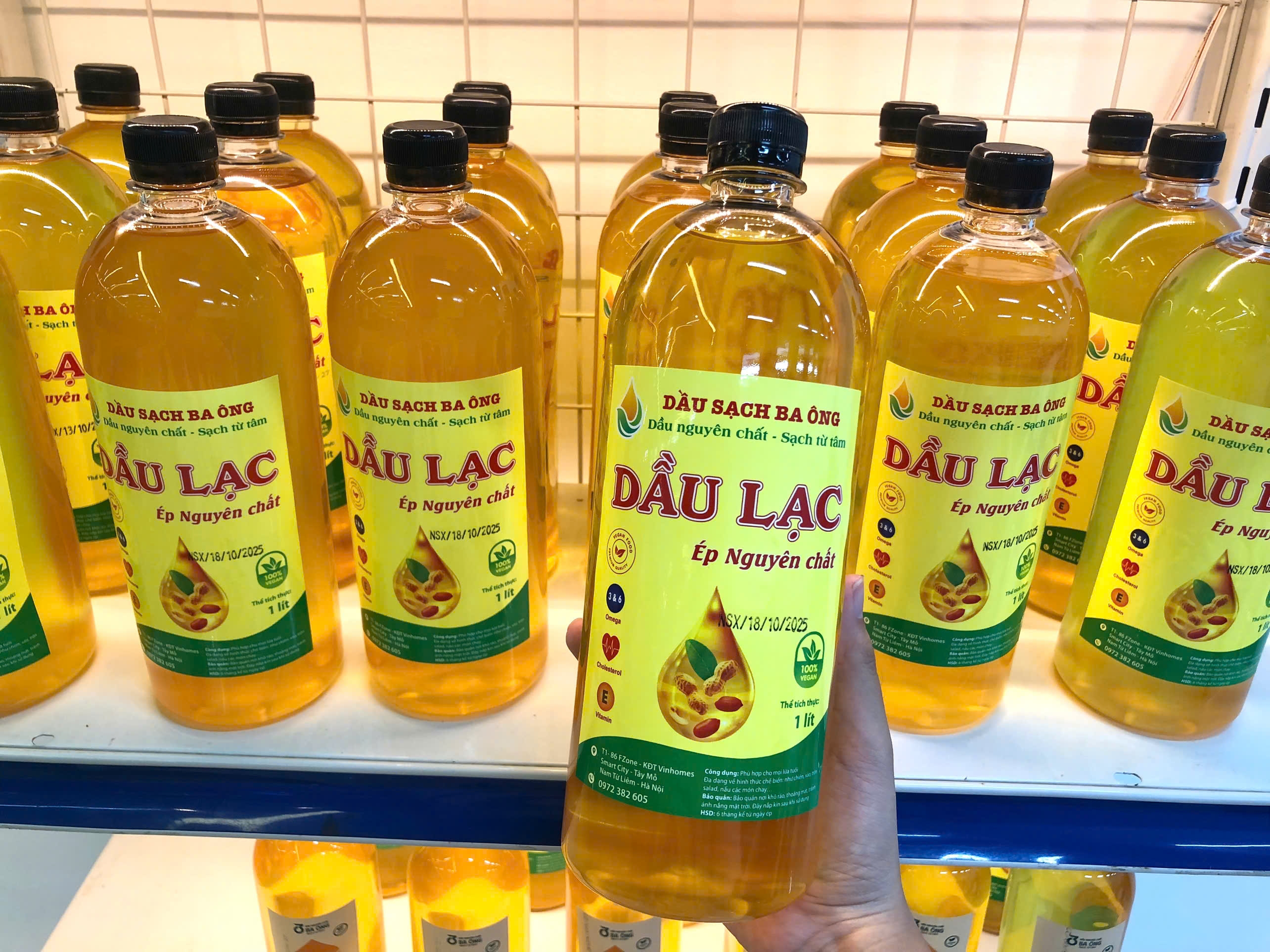 Dầu Lạc Nguyên Chất