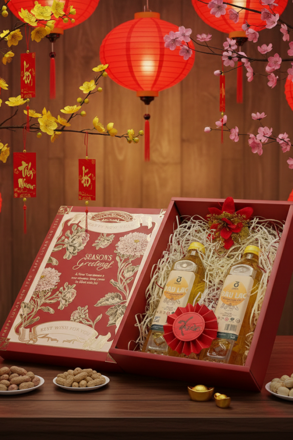 Hộp quà tặng : TẾT LÀNH - XUÂN KHỎE
