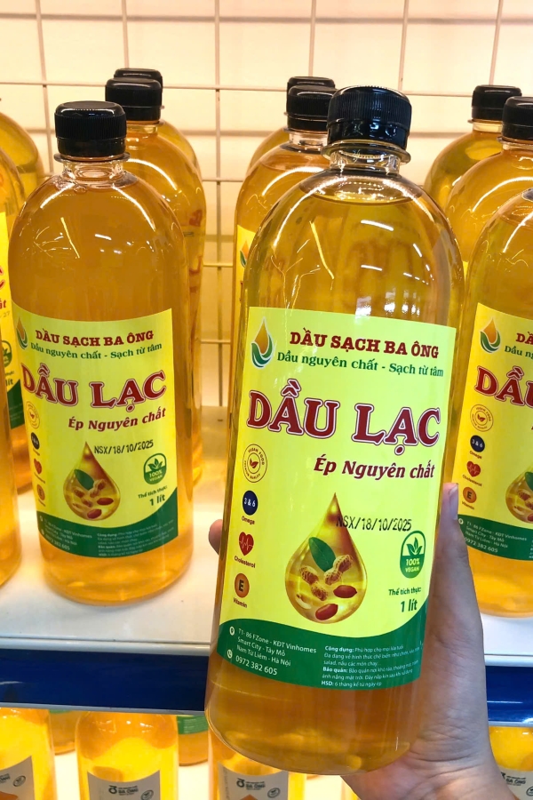 Dầu Lạc Nguyên Chất